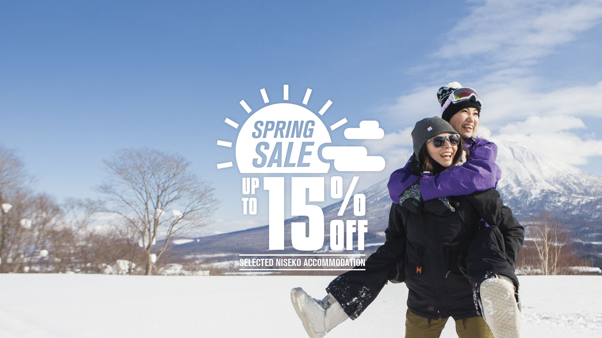 spring sale - up to 15% off niseko accommodation