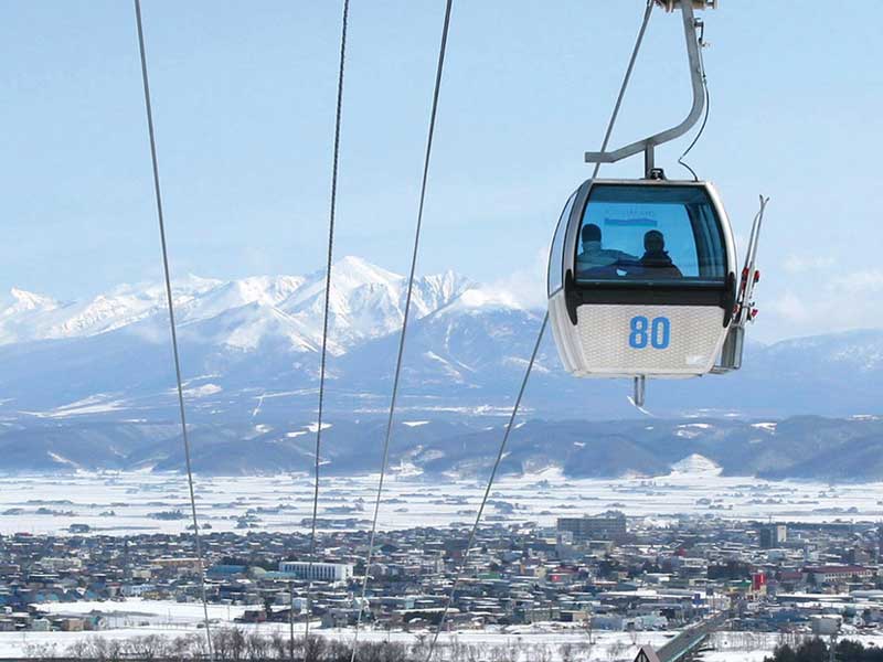 Furano is one of the most popular ski resorts in Japan